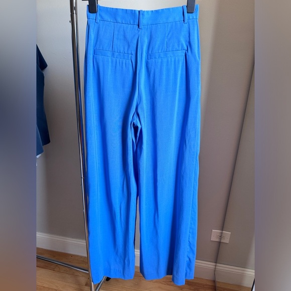 & Other Stories Wide Blue Pants in Sz. 4 - Picture 3 of 12